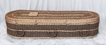 Eco Pandanas Coffin made from sustainable grasses
