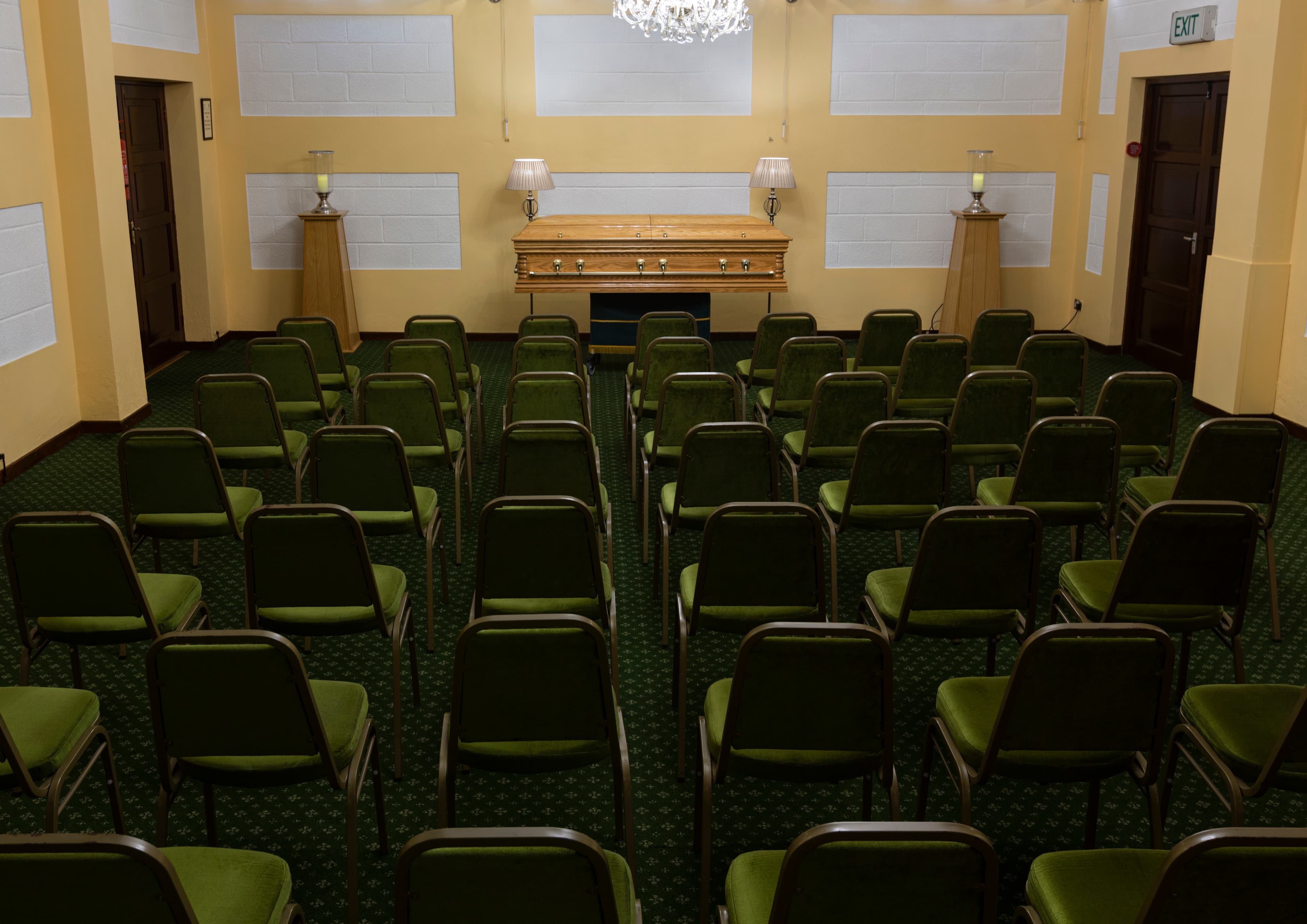 Peaceful chapel at Feehily Funeral Home